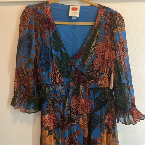 Farm Rio Multicolor Maxi M Dress - Picture 5 of 10